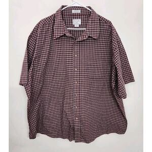 Fox Fire Sportswear Short Sleeve Button Down Pocket Shirt Men's Big 3X 1309